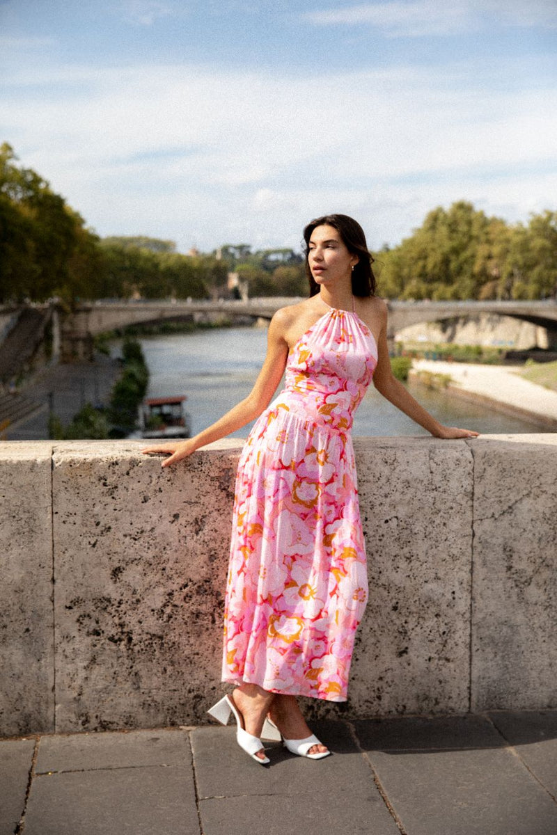 Josie Halter Maxi Dress The Bamboo Ballroom