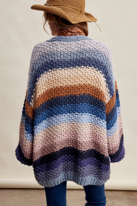Good Mood Striped Cardigan - 2 Colours