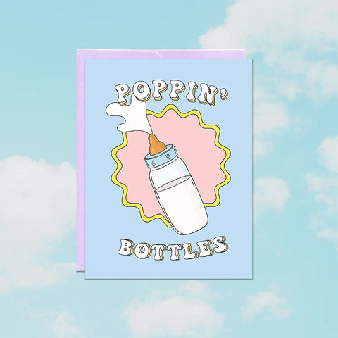 Poppin' Bottles | Baby Card