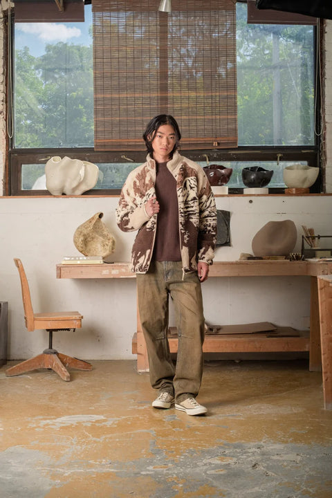 Kuwalla Printed Sherpa Fleece- 3 Colours