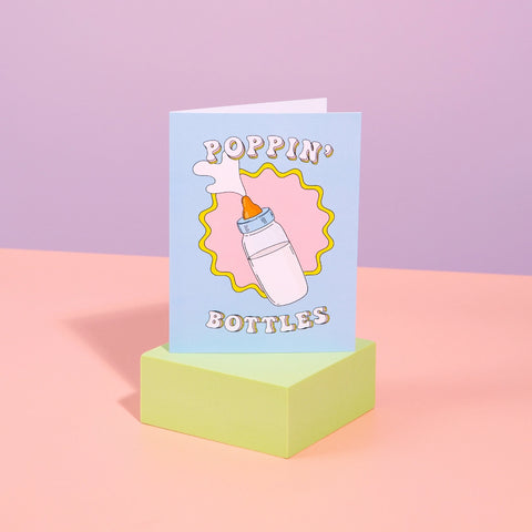 Poppin' Bottles | Baby Card