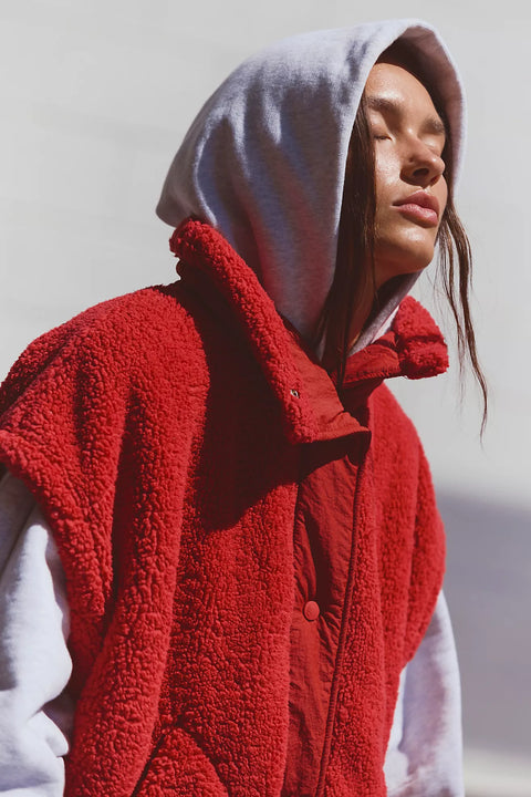 Free People Scout It Out Fleece Vest- 2 Colours
