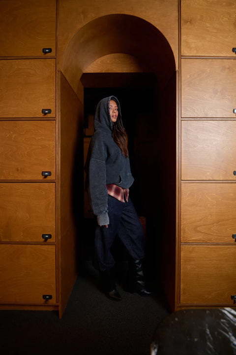 Kuwalla Keira Boyfriend Snap Hoodie