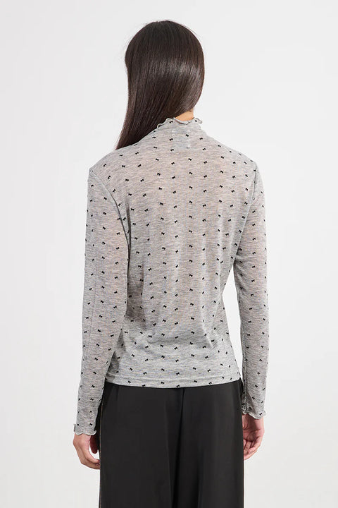 Molly Bracken Bowie Mock Neck Shirt