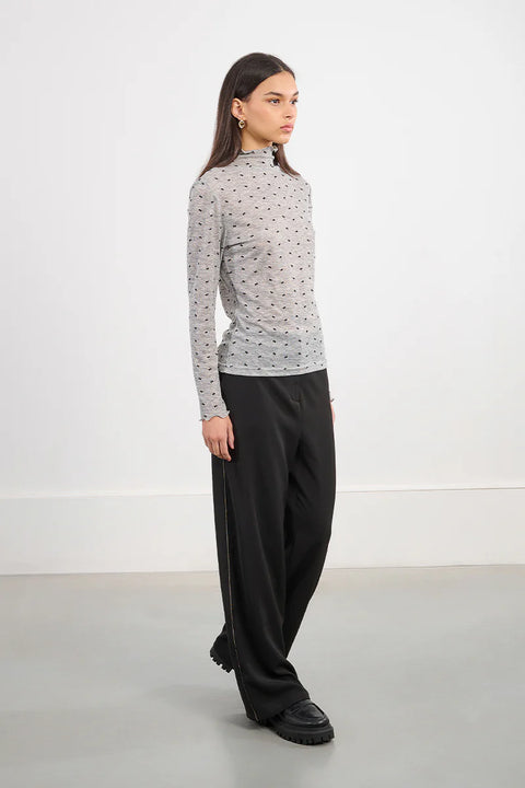Molly Bracken Bowie Mock Neck Shirt