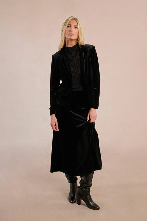 Molly Bracken Mylo Velvet Maxi Skirt