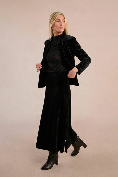 Molly Bracken Mylo Velvet Maxi Skirt