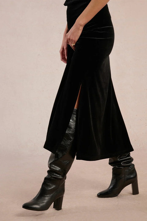 Molly Bracken Mylo Velvet Maxi Skirt