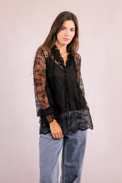 Molly Bracken Kinley Woven Blouse