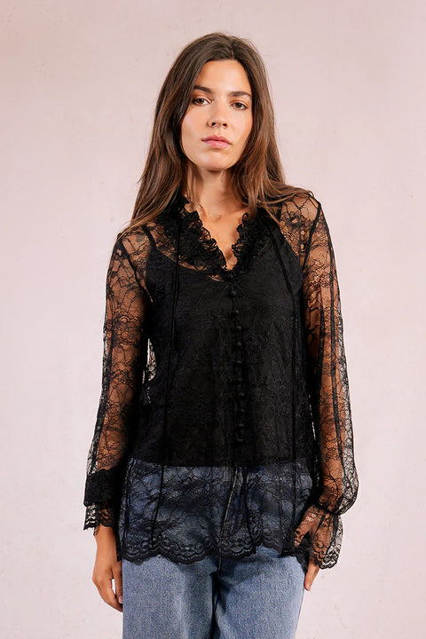 Molly Bracken Kinley Woven Blouse