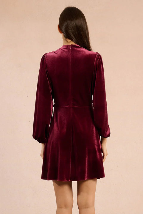 Molly Bracken Sophie Velvet Mini Dress