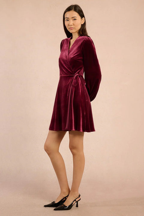 Molly Bracken Sophie Velvet Mini Dress
