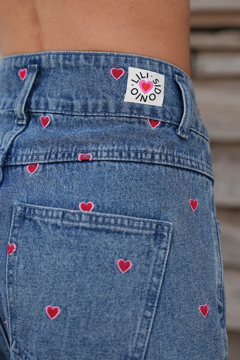 Molly Bracken Amore Embroidered Shorts