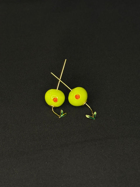 Ernest & Kelly Olive Martini Earrings