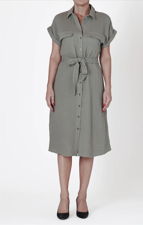 Miranda Utility Shirt Dress