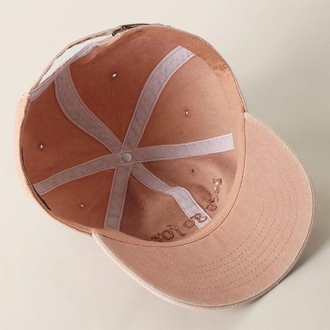Let's Go For A Walk Embroidered Baseball Cap