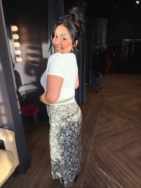 Sadie & Sage Sweet Escape Midi Skirt