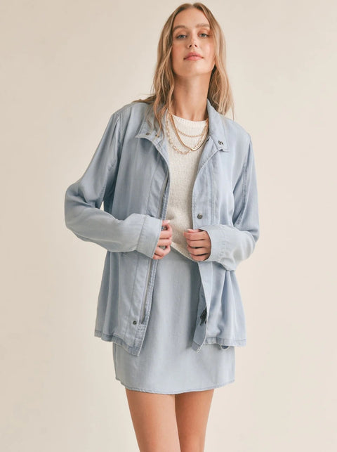 Soft Breeze Chambray Jacket