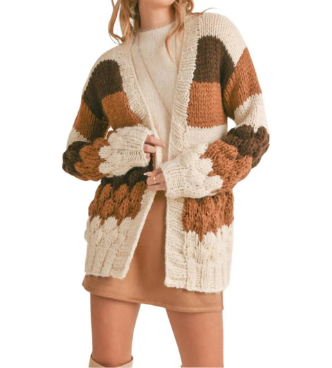 Sadie & Sage Dolly Delight Chunky Handmade Cardigan