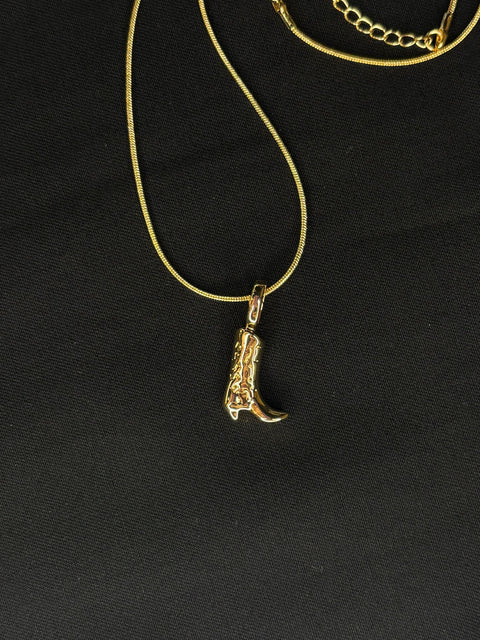 Ernest & Kelly Cowboy Boot Necklace