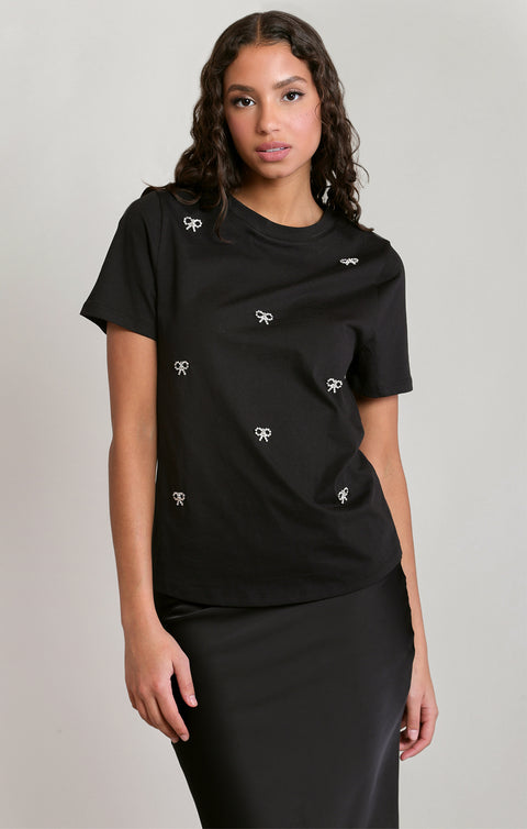 Dex Embellished Bow Top