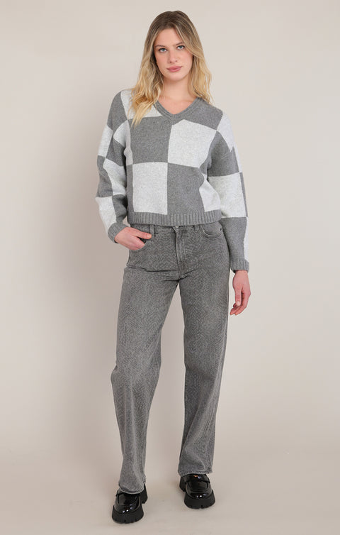 Dex Clara Colourblock Sweater - Extended Sizes