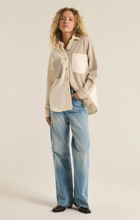 Z Supply All Day Color Block Jacket