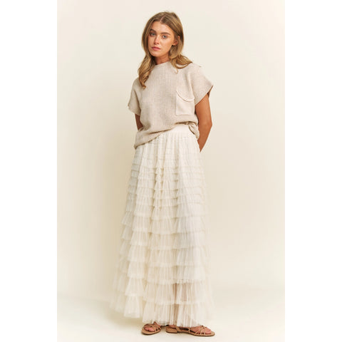 Modern Romance Tulle Maxi Skirt- 3 Colours