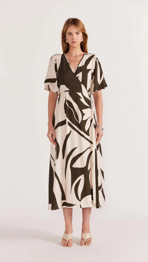 Staple The Label Acacia Wrap Midi Dress
