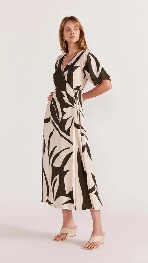 Staple The Label Acacia Wrap Midi Dress