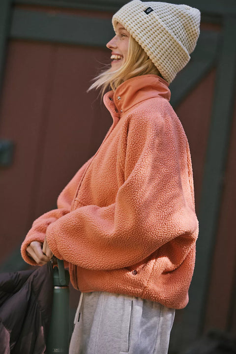 Free People Hit The Slopes Fleece Jacket