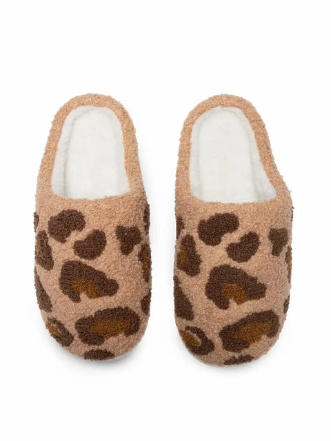 Leopard Indoor/ Outdoor Slippers