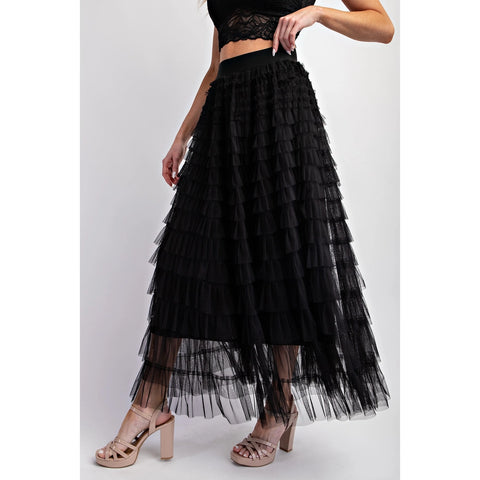 Modern Romance Tulle Maxi Skirt- 3 Colours
