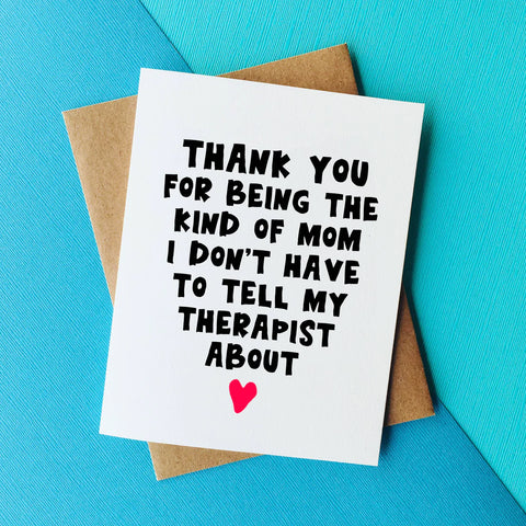 Therapist | Funny Mothers Day Card