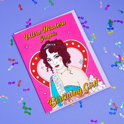 Ultra Modern Birthday Girl | Birthday Card