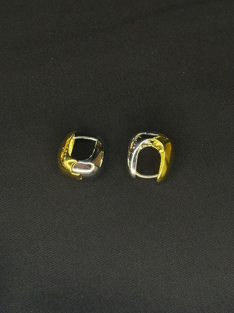 Ernest & Kelly Two Tone U-Hoops