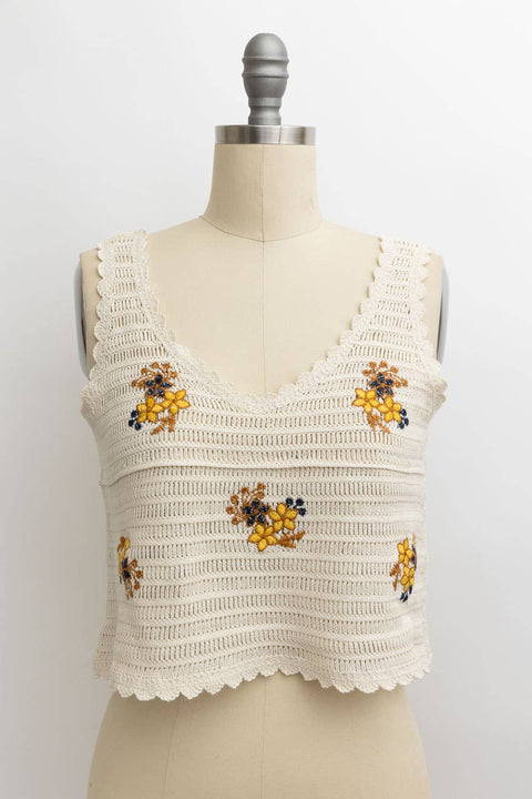 Serene Blooms Crochet Tops- 2 Colours