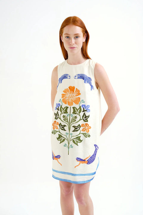 Compania Fantastica Palm Mermaid Short Dress