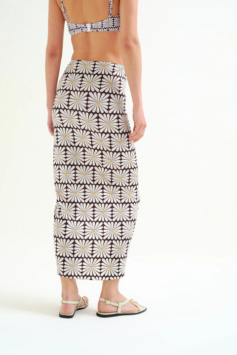 Compania Fantastica Petal Pull Midi Skirt