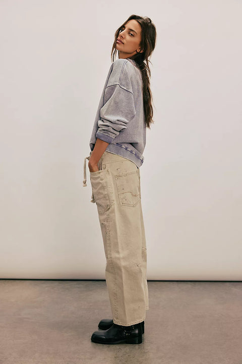 Free People Moxie Pull-On Barrel Jeans- 3 Colours