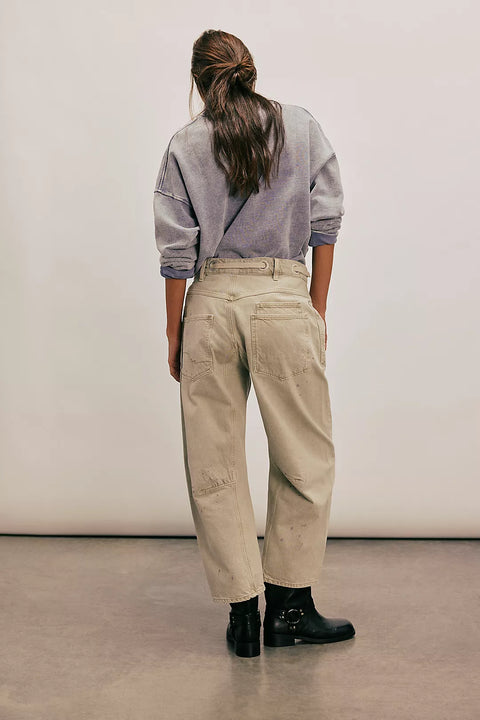 Free People Moxie Pull-On Barrel Jeans- 3 Colours