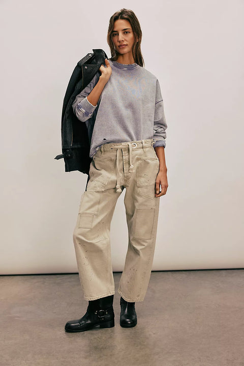 Free People Moxie Pull-On Barrel Jeans- 3 Colours