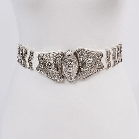 Swirl-like Butterfly Buckle Belt