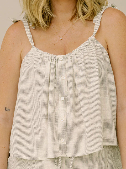 Sadie & Sage Mojave Tie Strap Tank