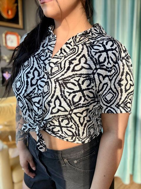 Vero Moda Meny Tie SS Shirt