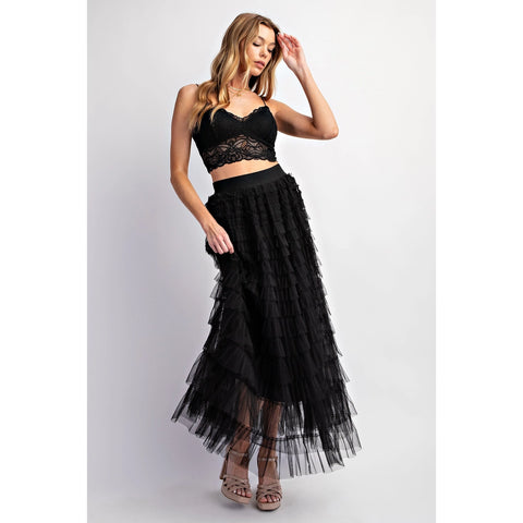 Modern Romance Tulle Maxi Skirt- 3 Colours