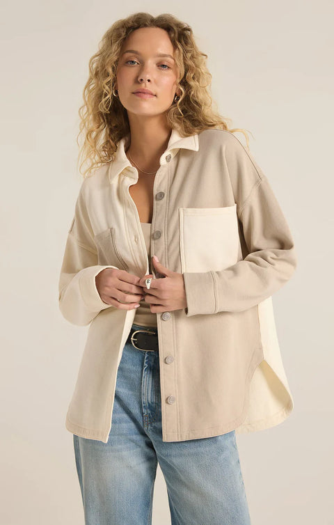 Z Supply All Day Color Block Jacket