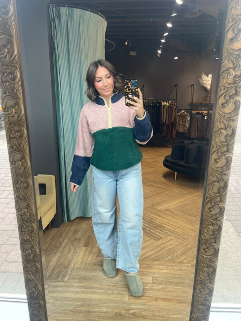 Black & Liberty Alpine Fleece Sweater - 2 Colours