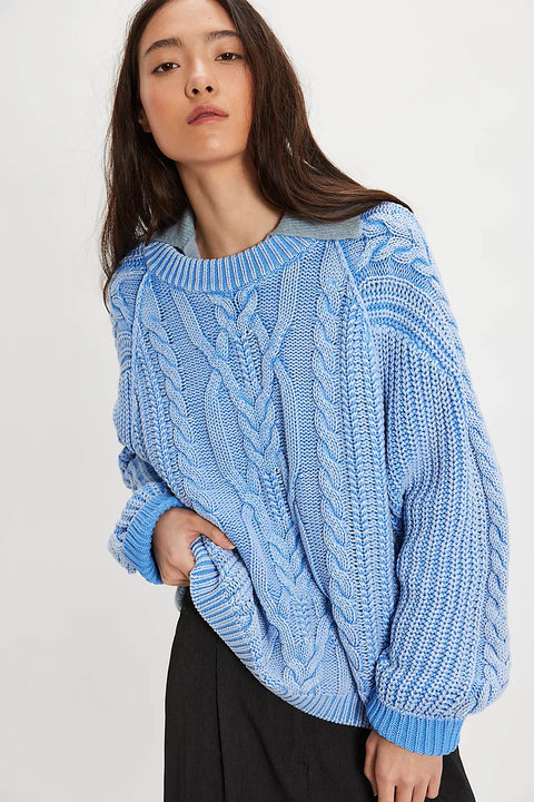 Free People Frankie Cable Knit Sweater - 2 Colors