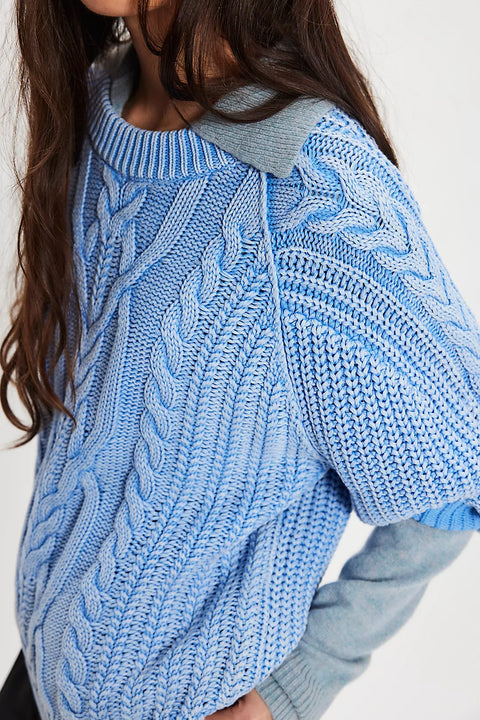 Free People Frankie Cable Knit Sweater - 2 Colors